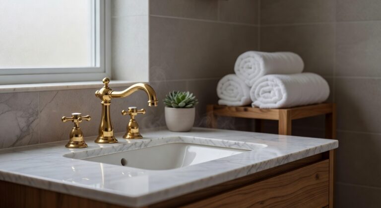 polished brass bathroom faucet selections