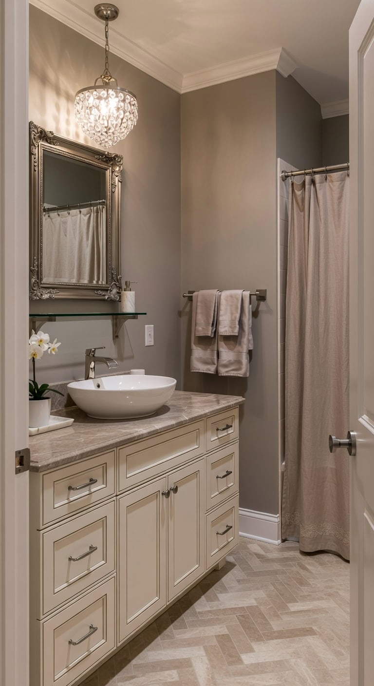 porcelain vessel sink elegance
