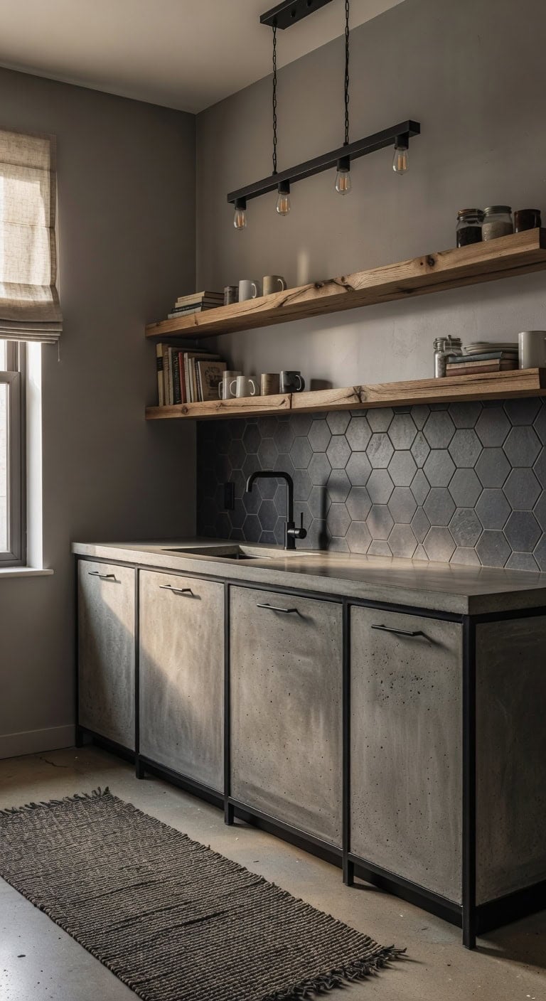 raw industrial minimalist honest