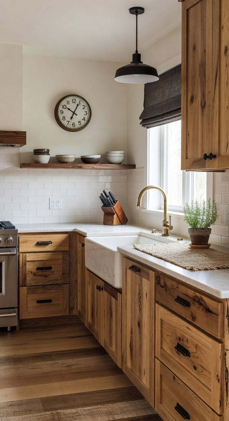 reclaimed maple matte black