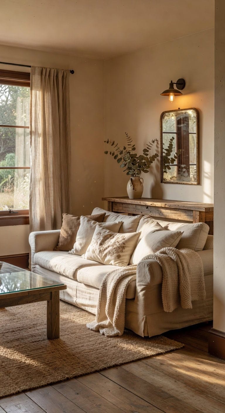 reclaimed wood farmhouse warmth