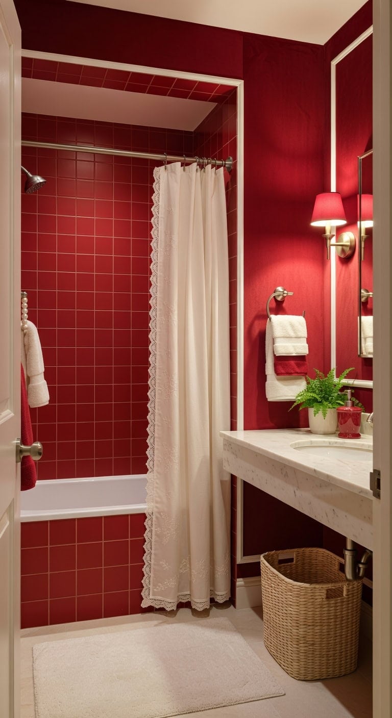 red and ivory elegance