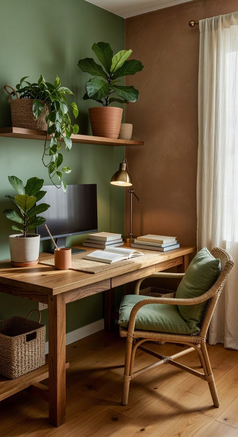 rejuvenate workspace with natural greenery