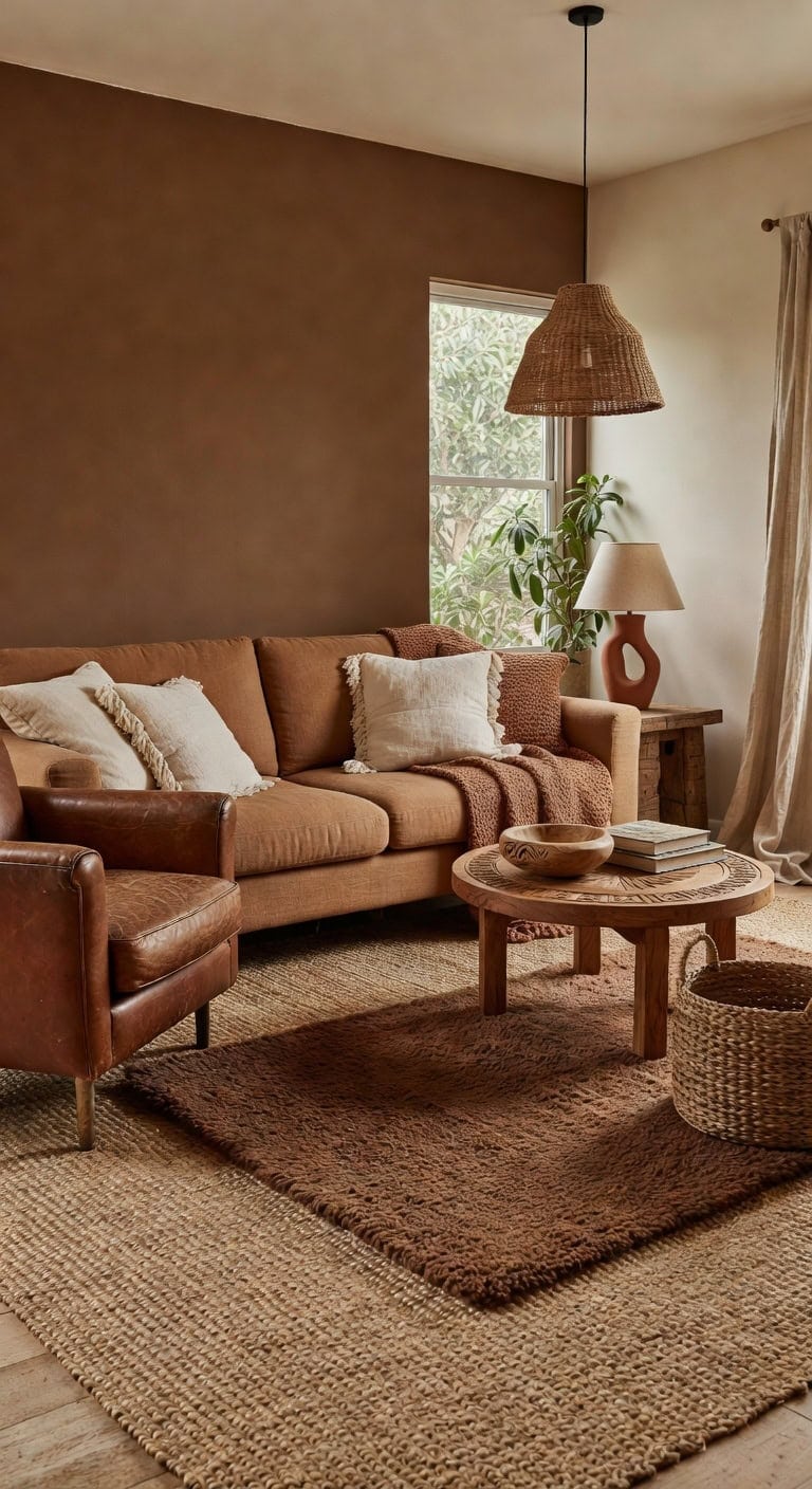 relaxed warmth natural textures earthy bohemian