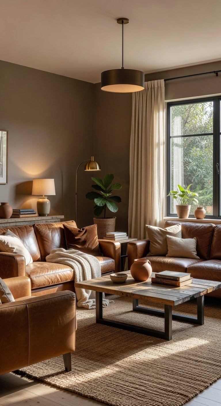 room size determines brown shades