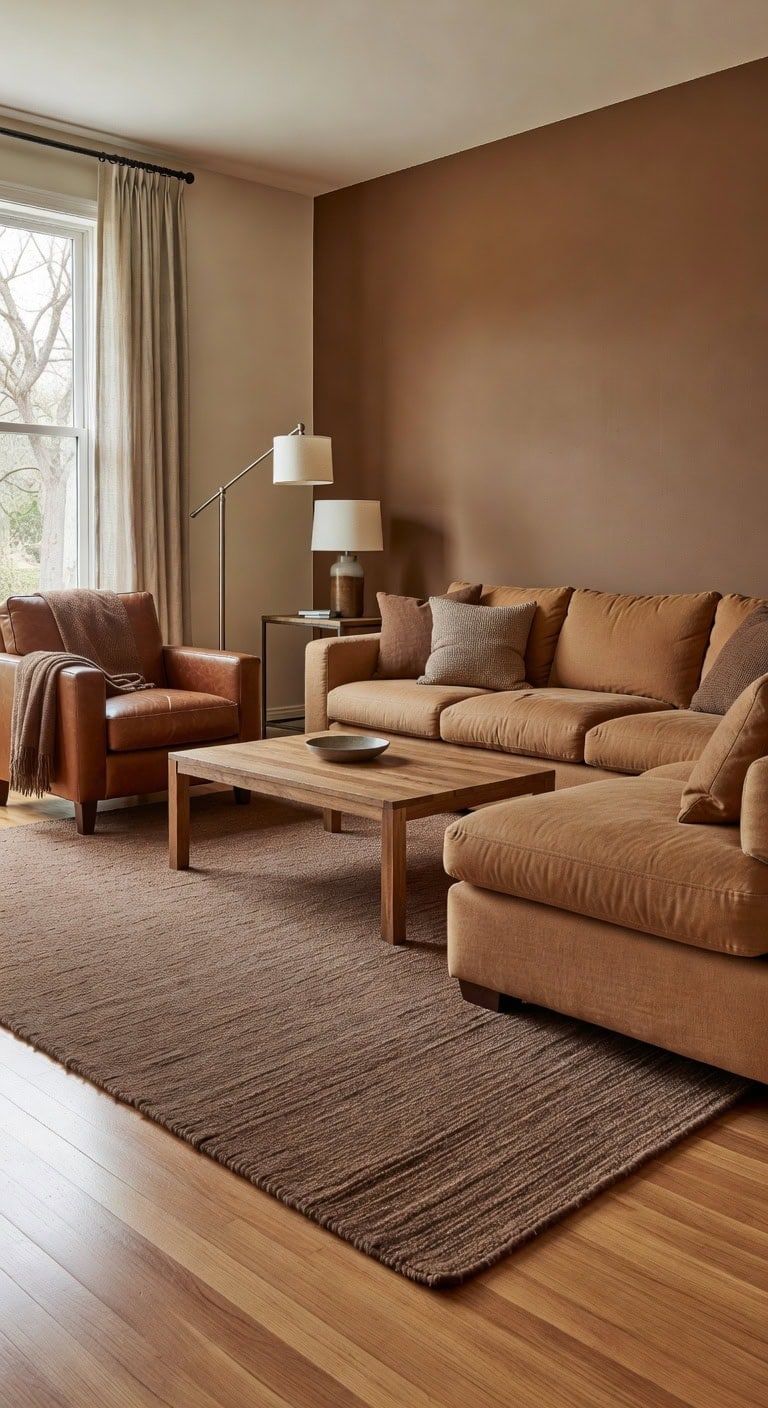 rug size defines living room layout