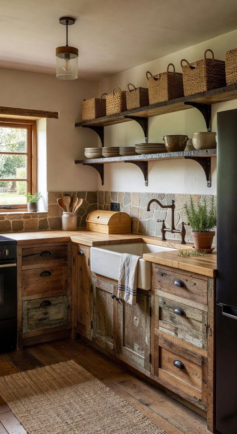 21 Rustic Kitchen Cabinets Designs for Warm, Inviting Kitchens