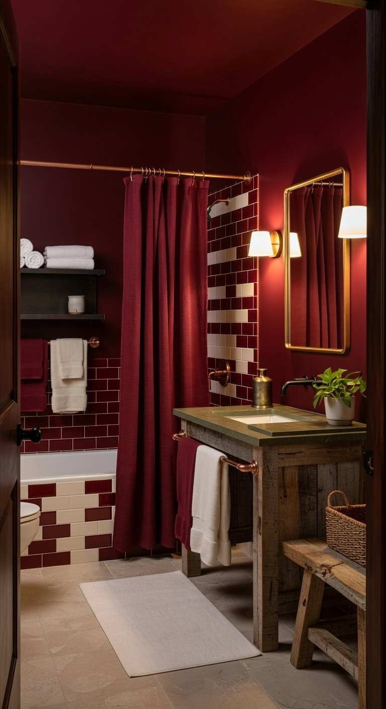 rustic copper olive elegance