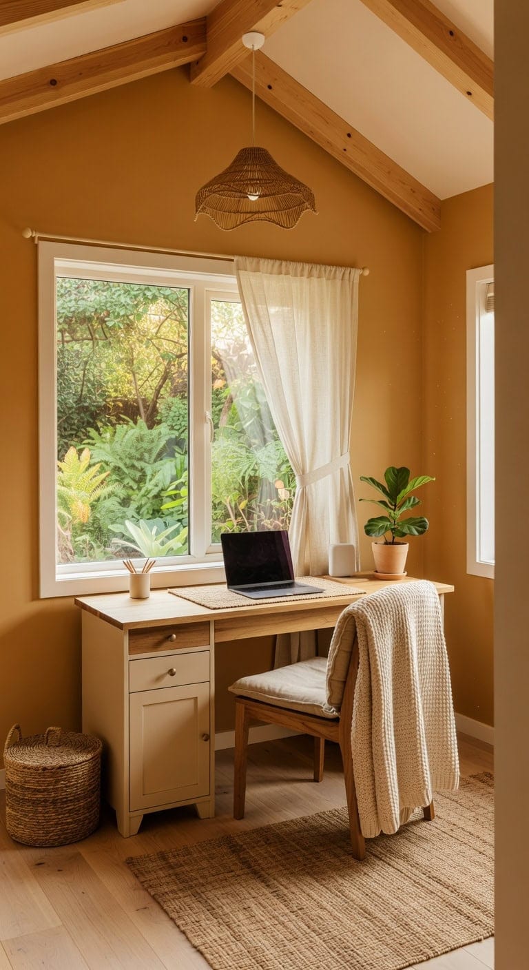rustic cozy organized functional