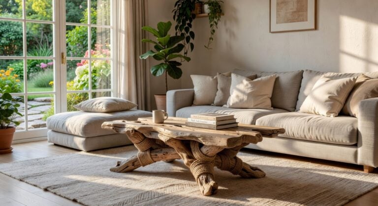 rustic driftwood furniture design trends