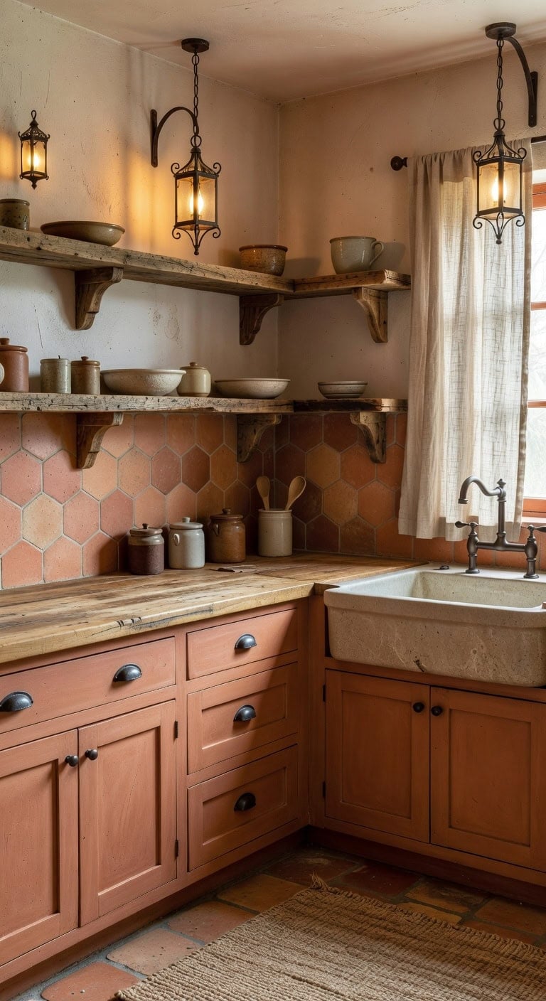 rustic earthy weathered collected