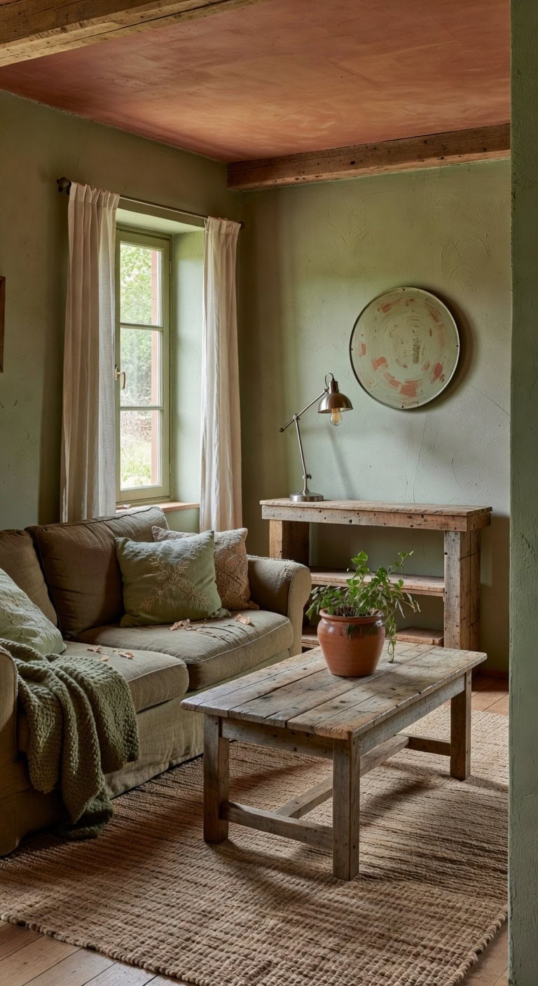 rustic farmhouse terracotta accents