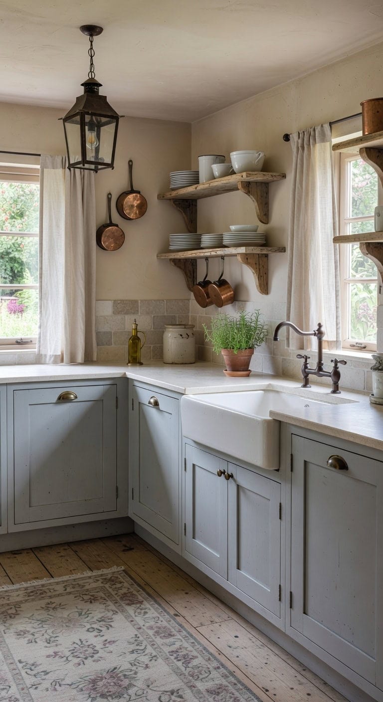 rustic french country cabinet transformation