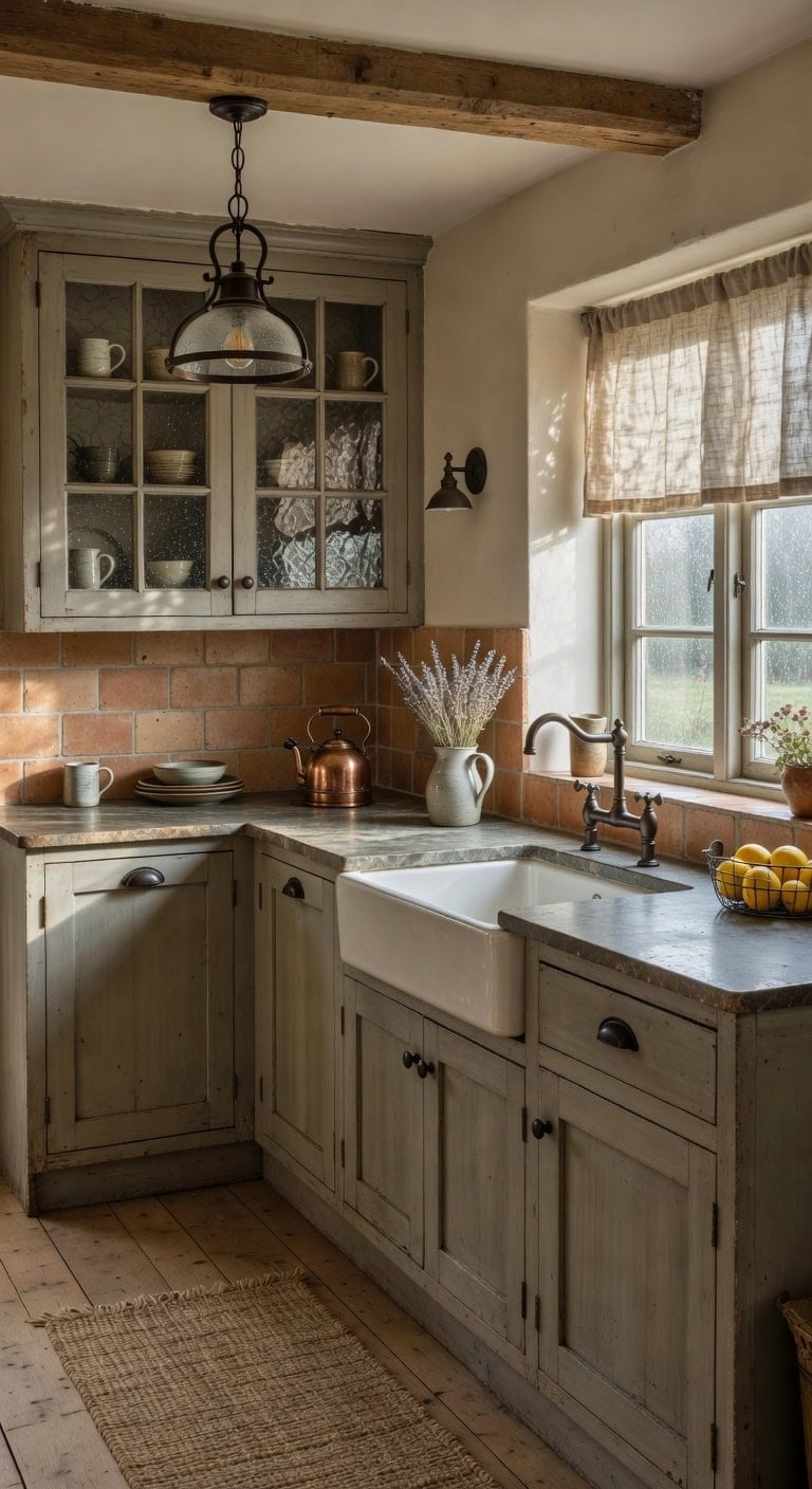 rustic imperfect charming layered