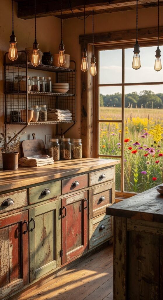 21 Rustic Kitchen Cabinets Designs for Warm, Inviting Kitchens