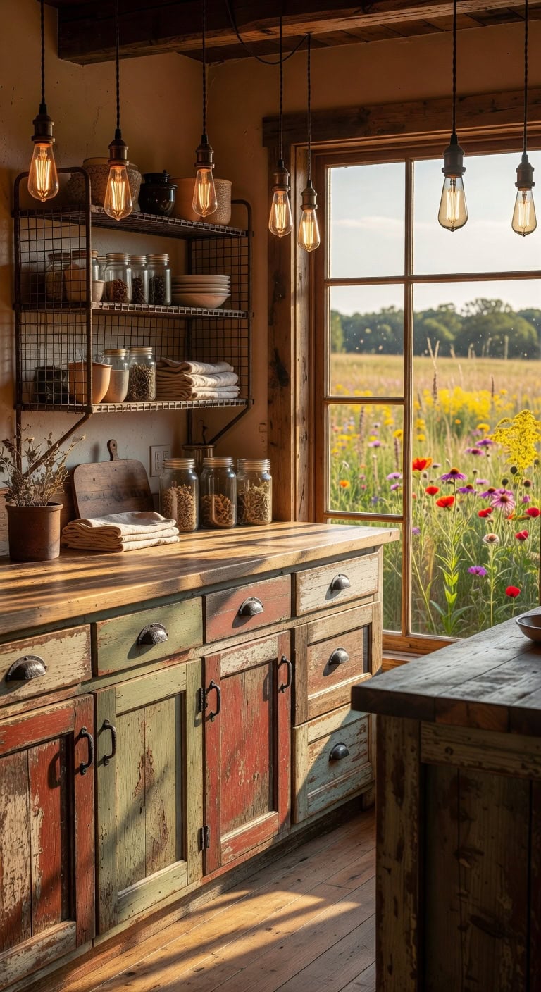 rustic kitchen cabinet designs