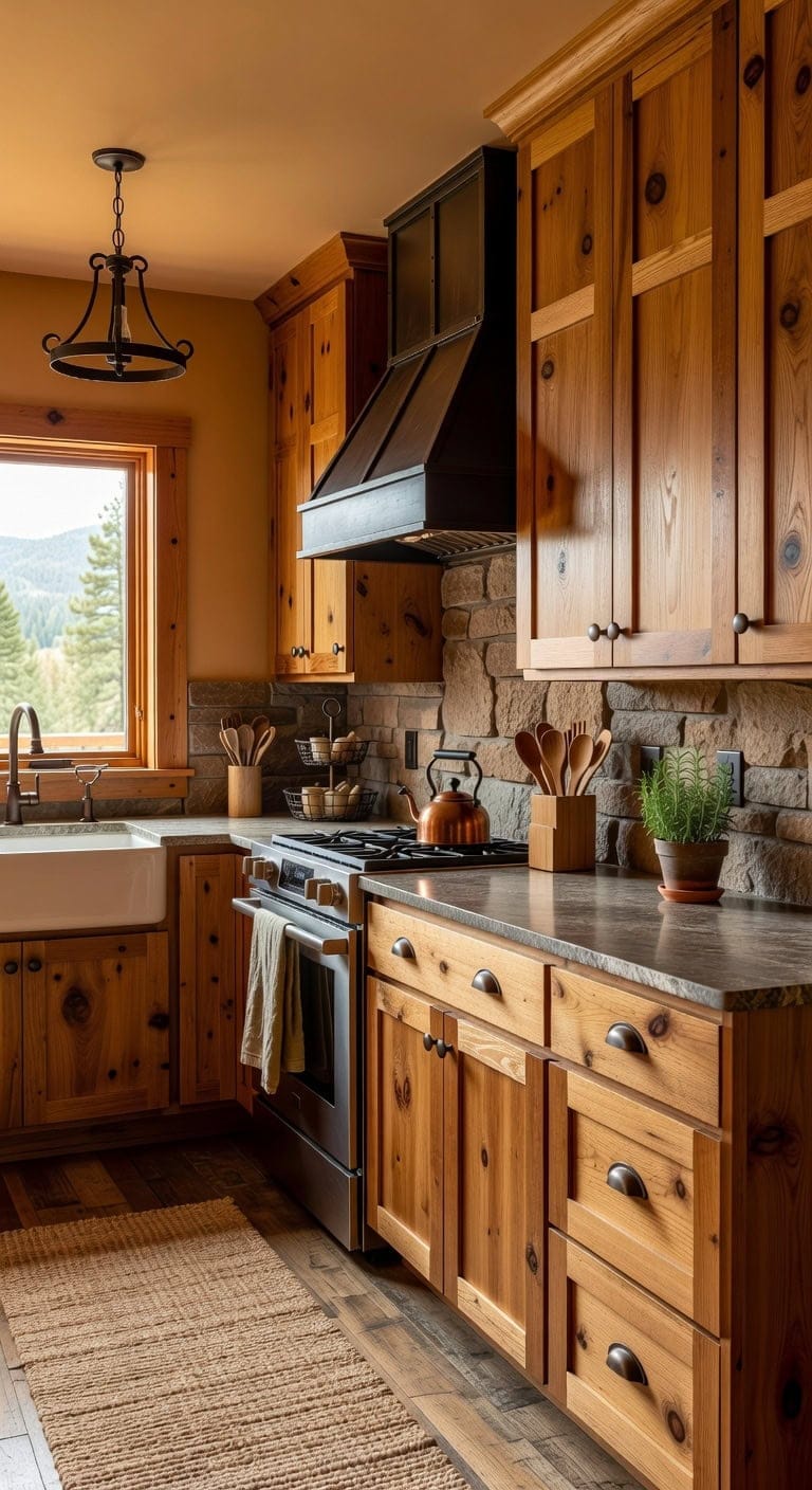 rustic layered grounded inviting