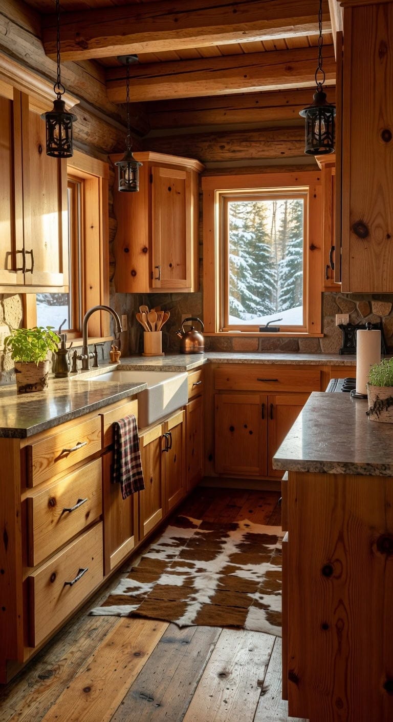 rustic log cabin craftsmanship sensory delight