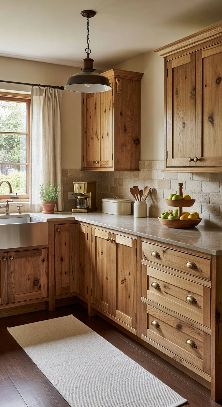 rustic traditional kitchen charm