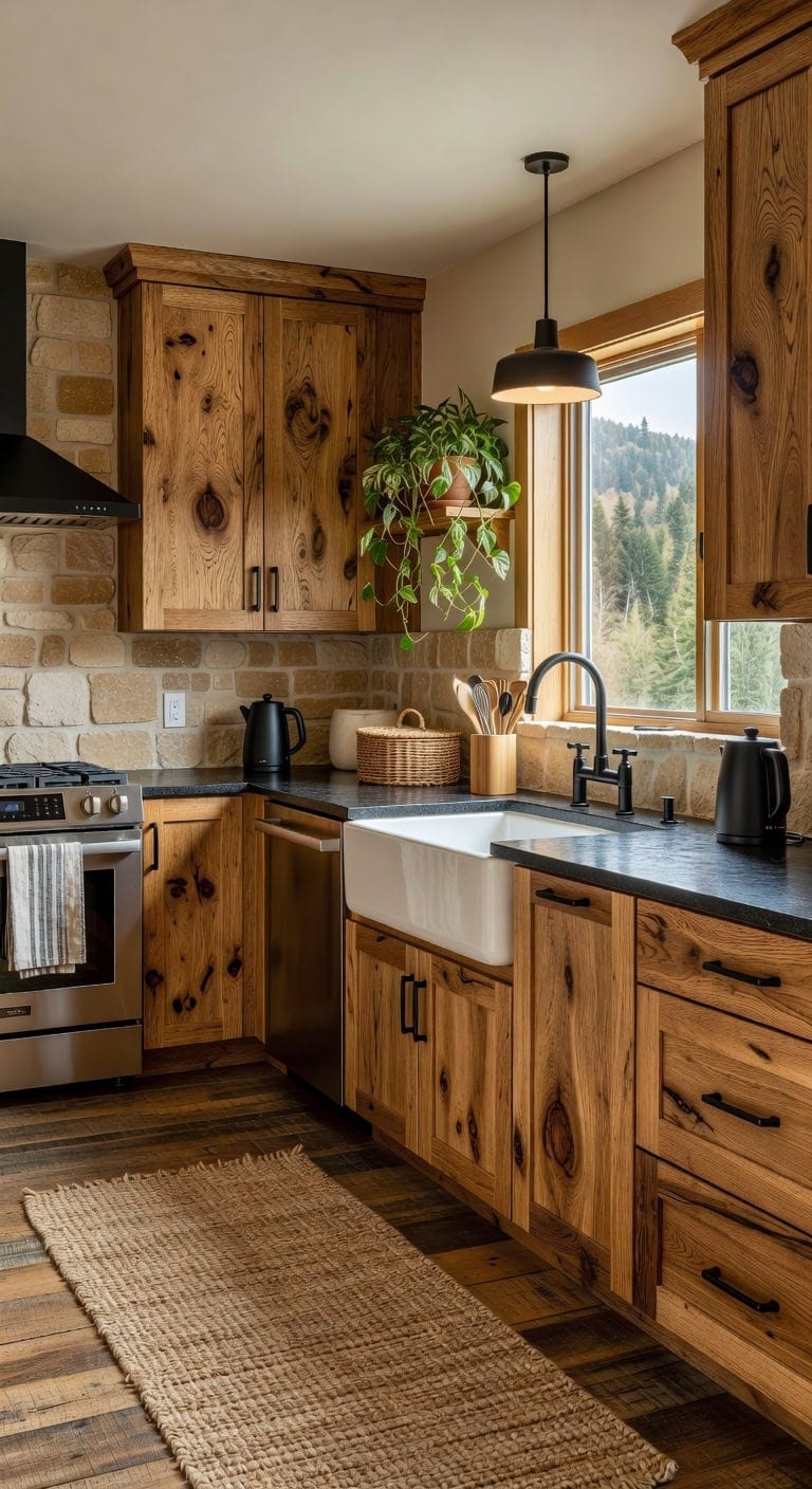 rustic warmth modern simplicity