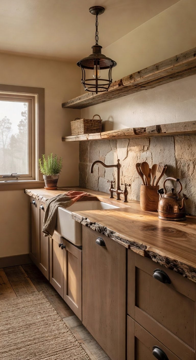 rustic warmth natural imperfection collected aesthetic