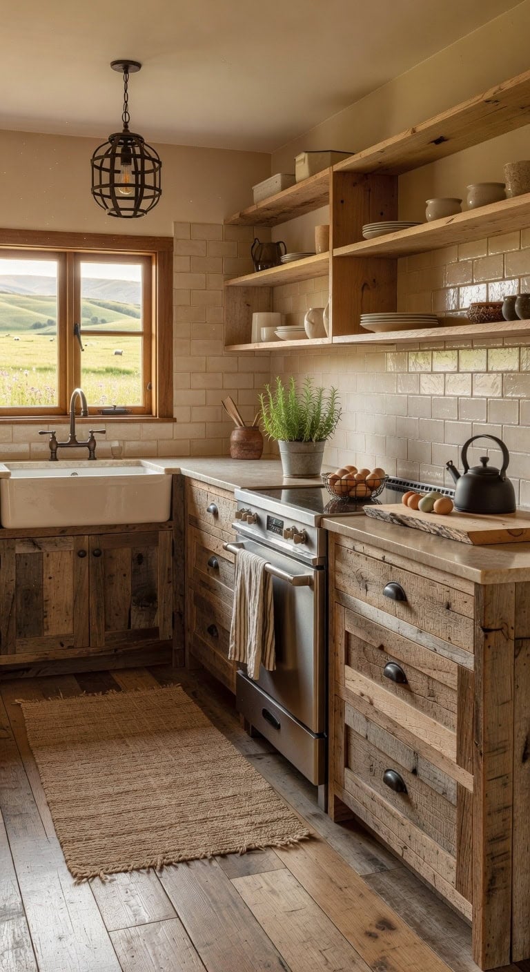 rustic weathered honest soulful