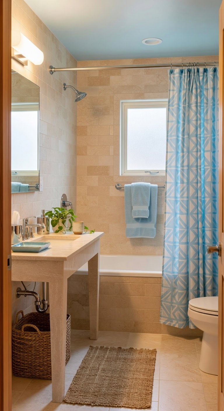 sand and sky blue retreat