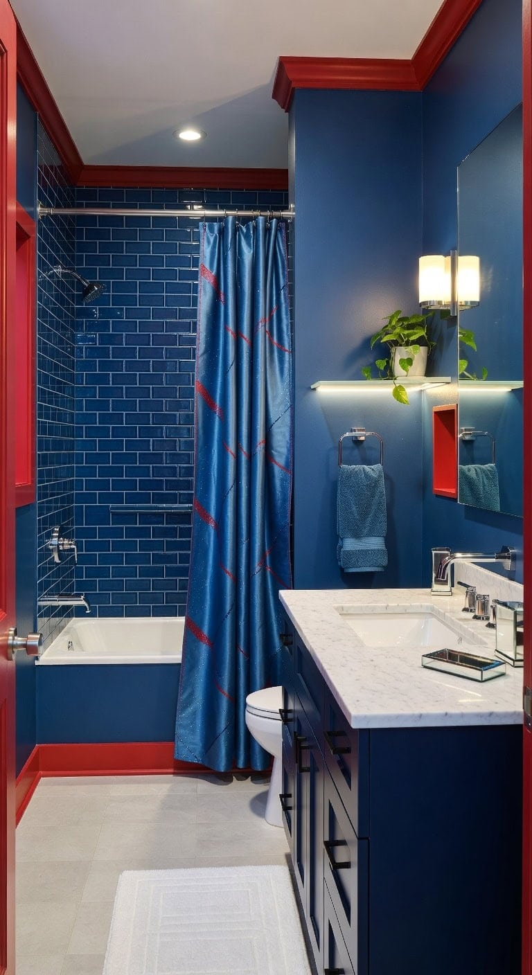 sapphire ruby glitter glam