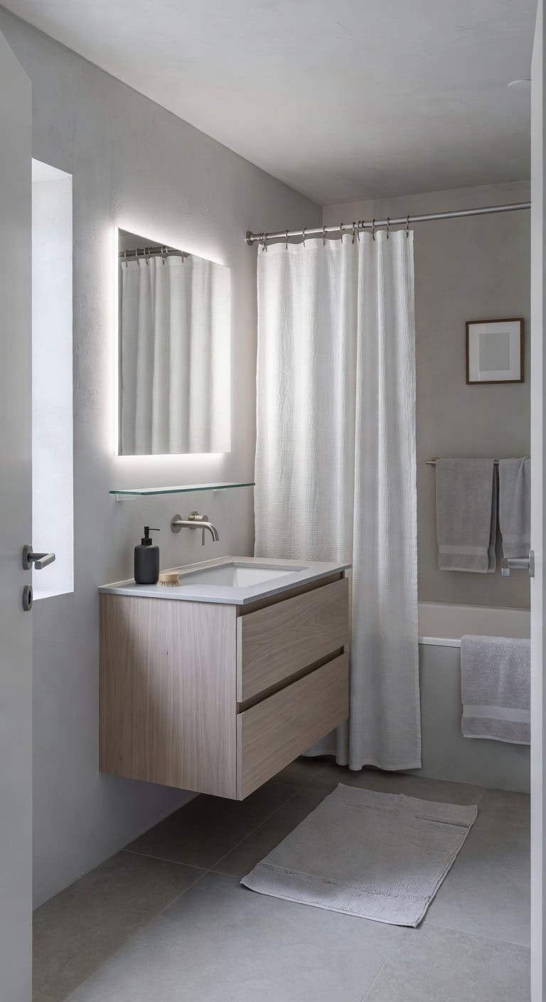 scandinavian light grey sanctuary