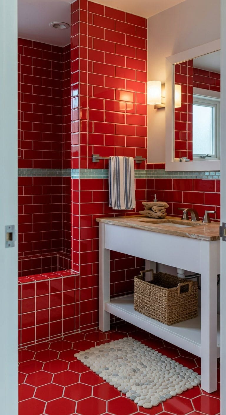 sea glass coastal bathroom retreat