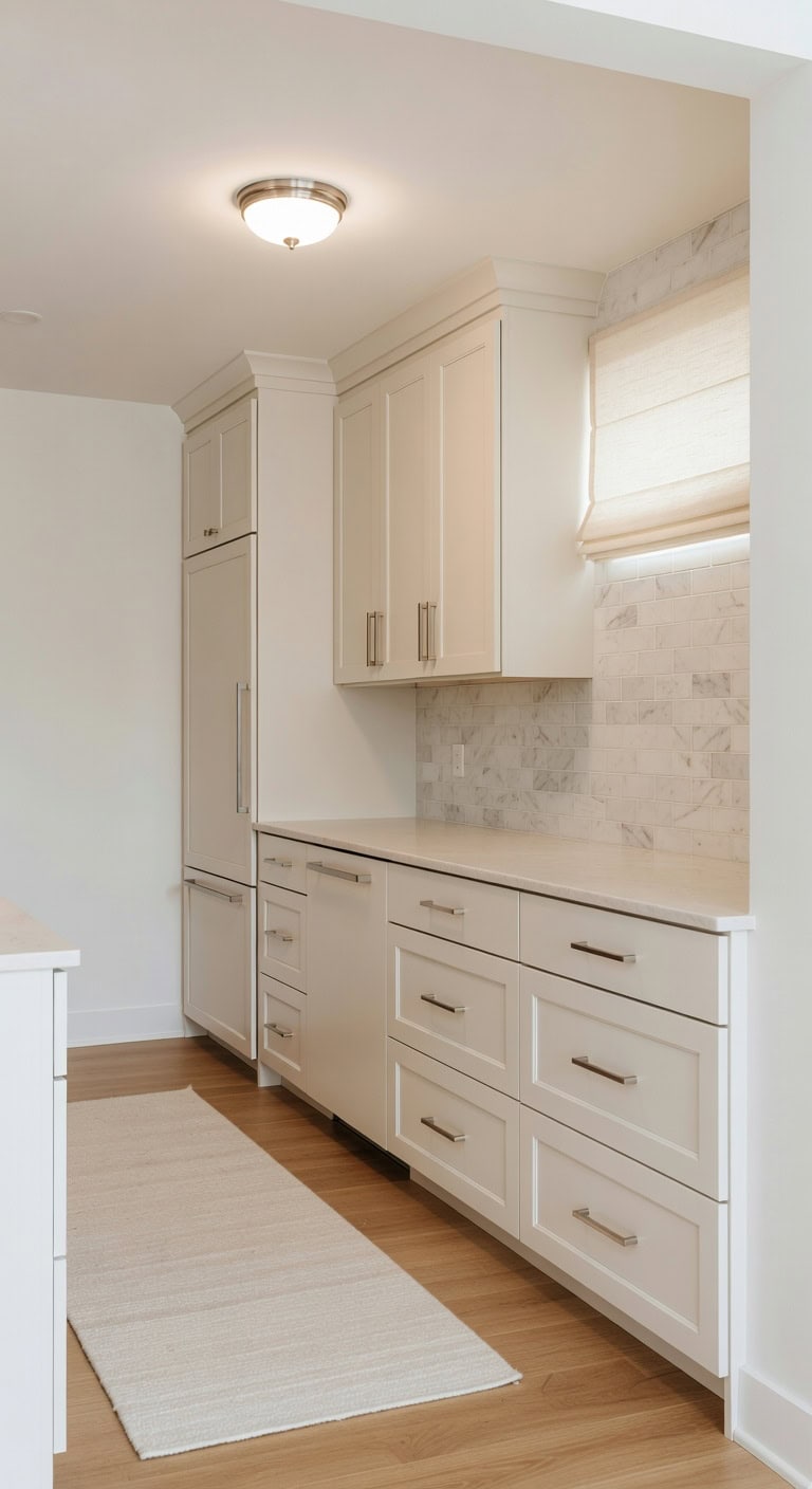 seamless intentional high end warm kitchen