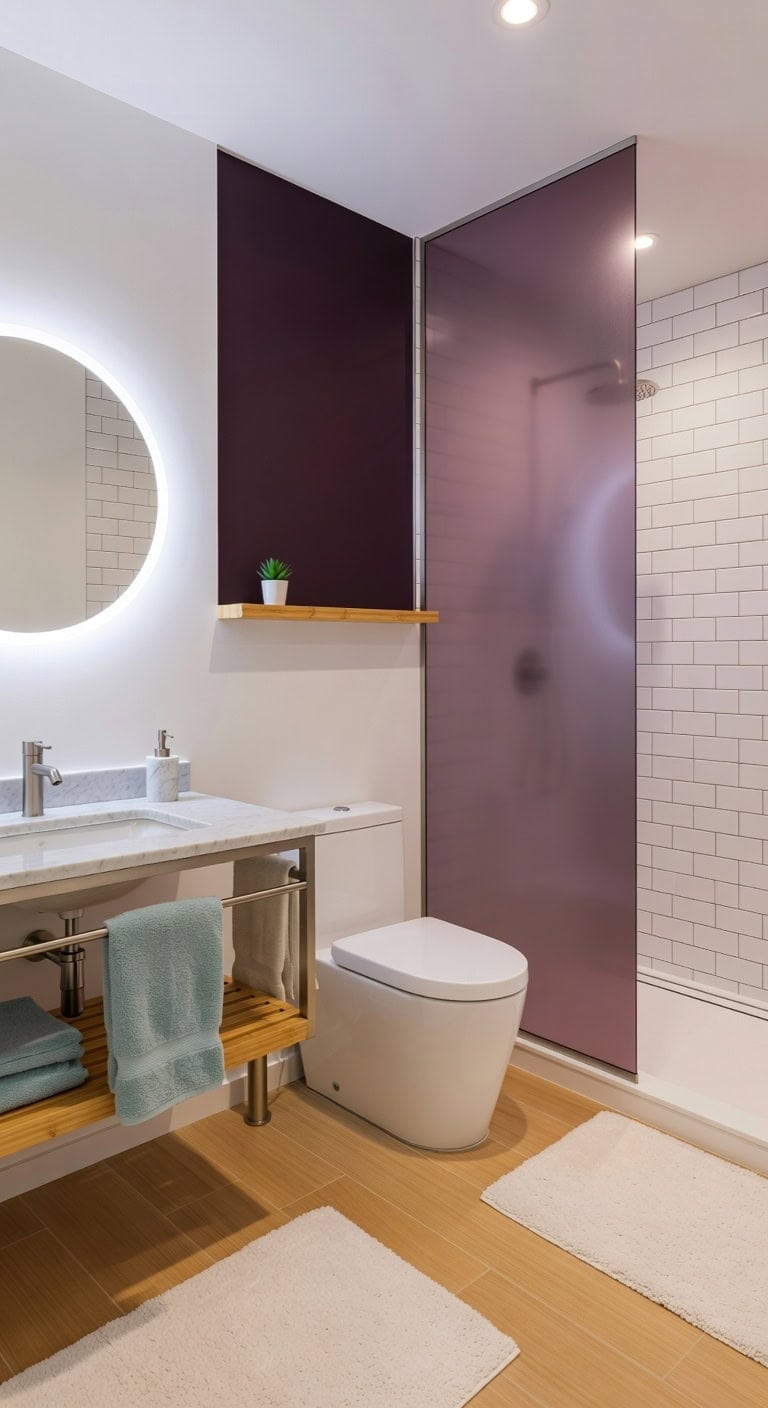 serene luxurious modern spa style bathroom