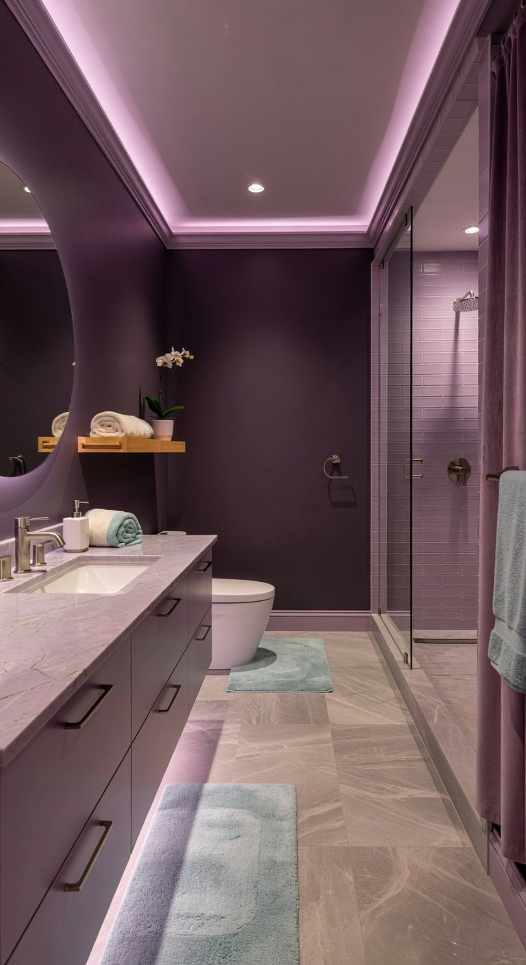 serene soothing spa inspired bathroom ambiance
