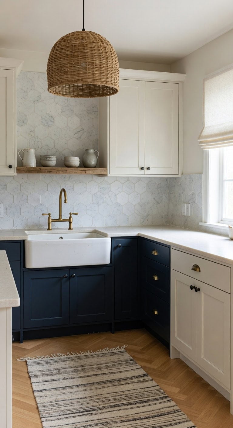 shaker cabinet color coordination suggestions