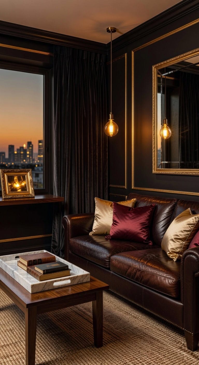 silk marble gold leaf luxury