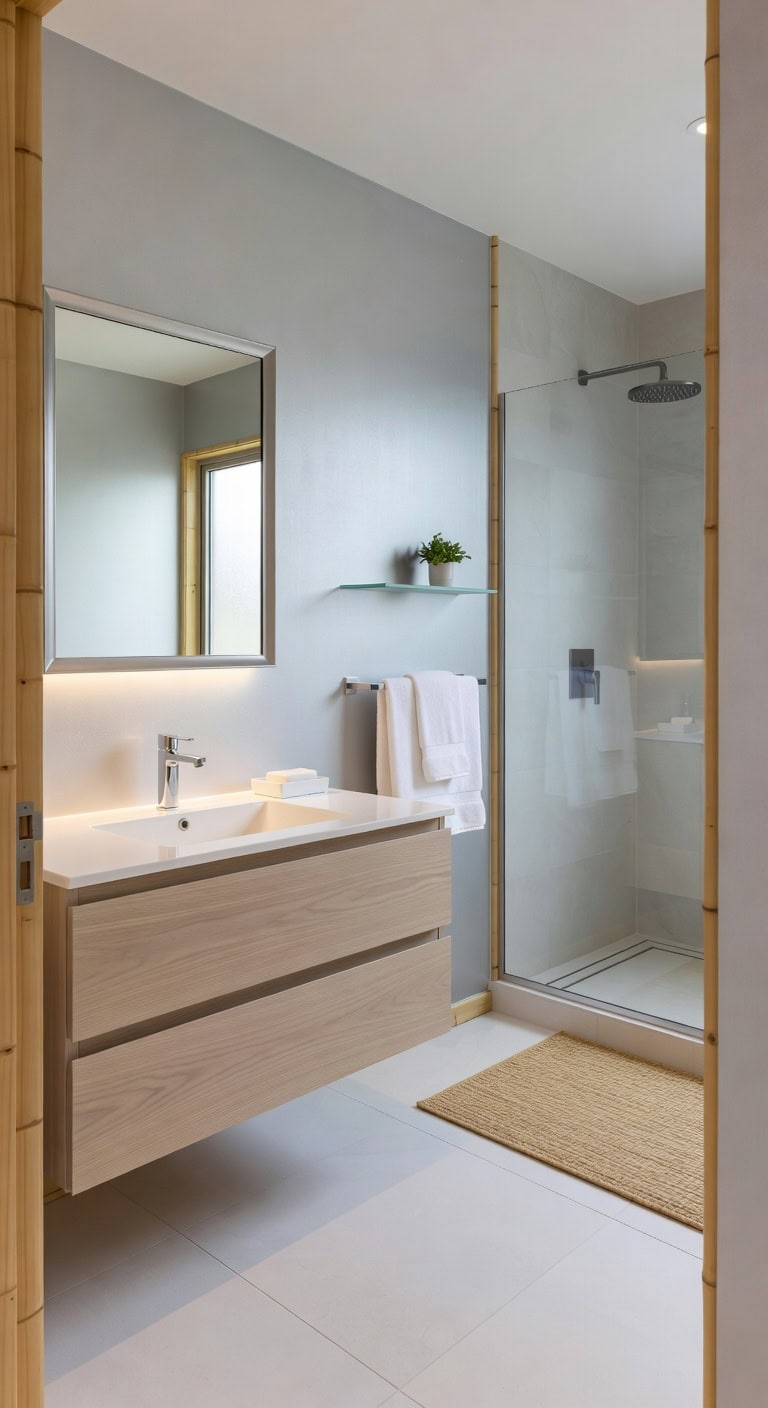 silver framed bamboo spa retreat