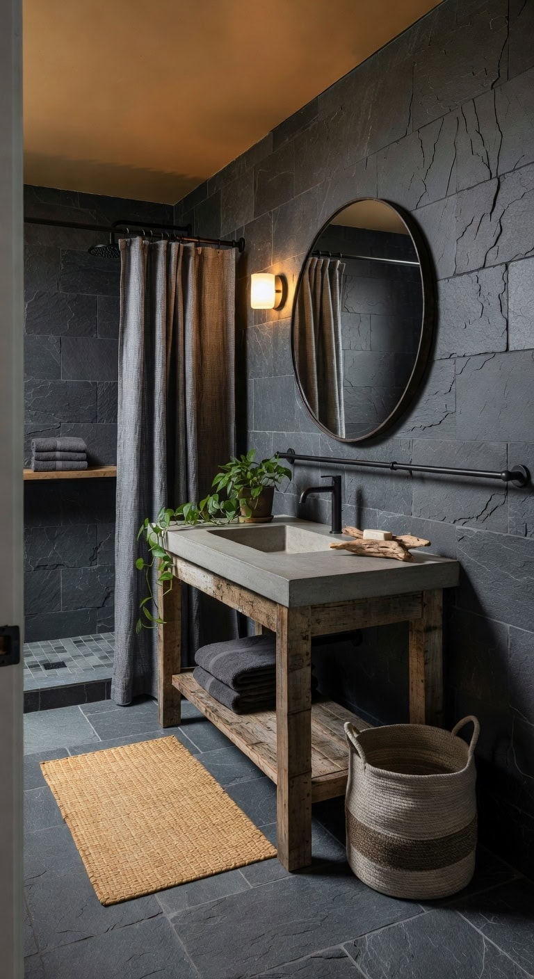 slate bamboo driftwood retreat