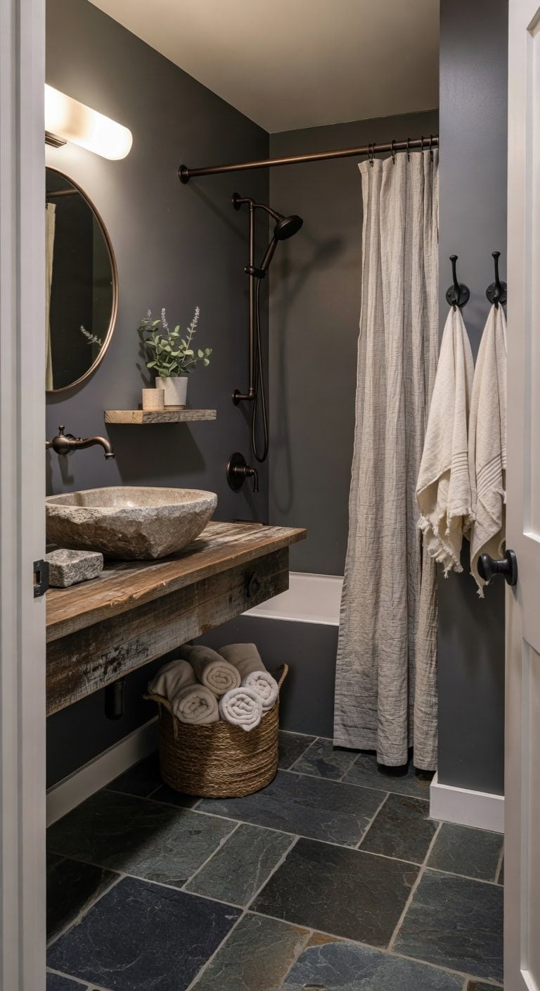 slate linen cast iron serenity