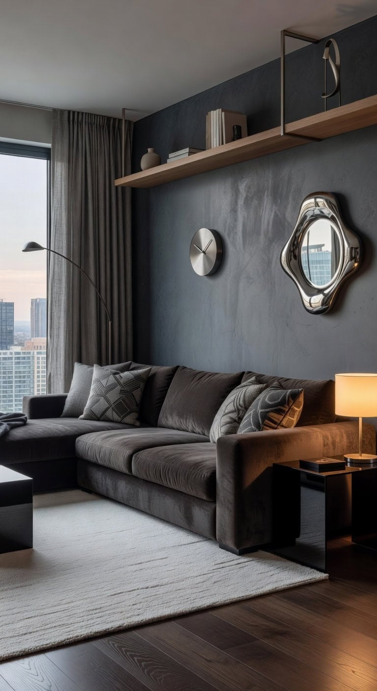 sleek geometric urban sanctuary