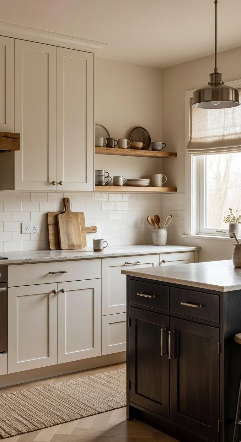 soft close shaker cabinet tranquil kitchen transformation
