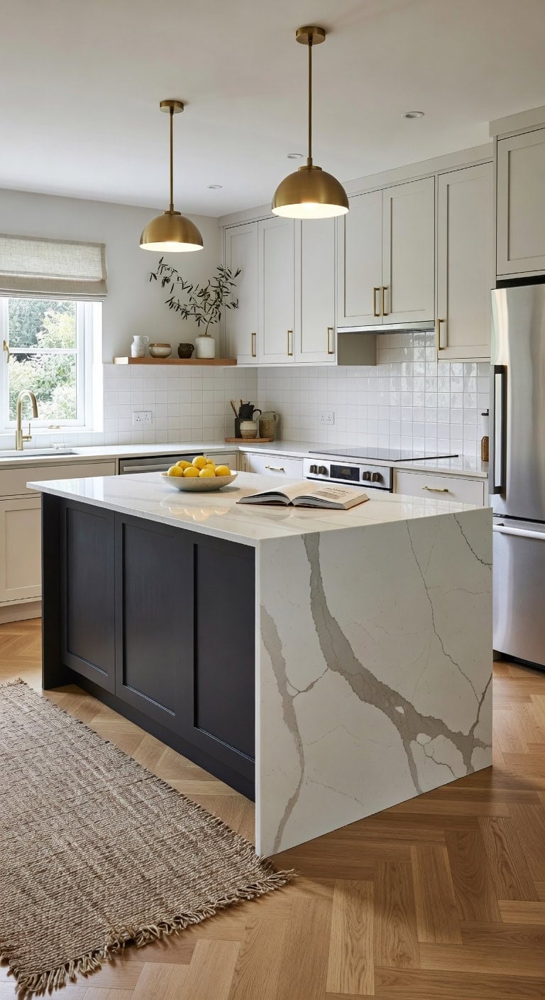 sophisticated polished and livable kitchen