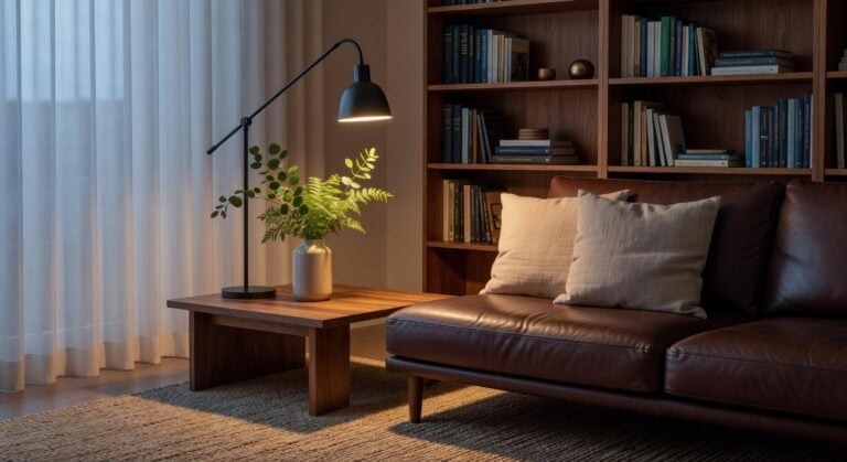 specialized black metal swing arm lamps