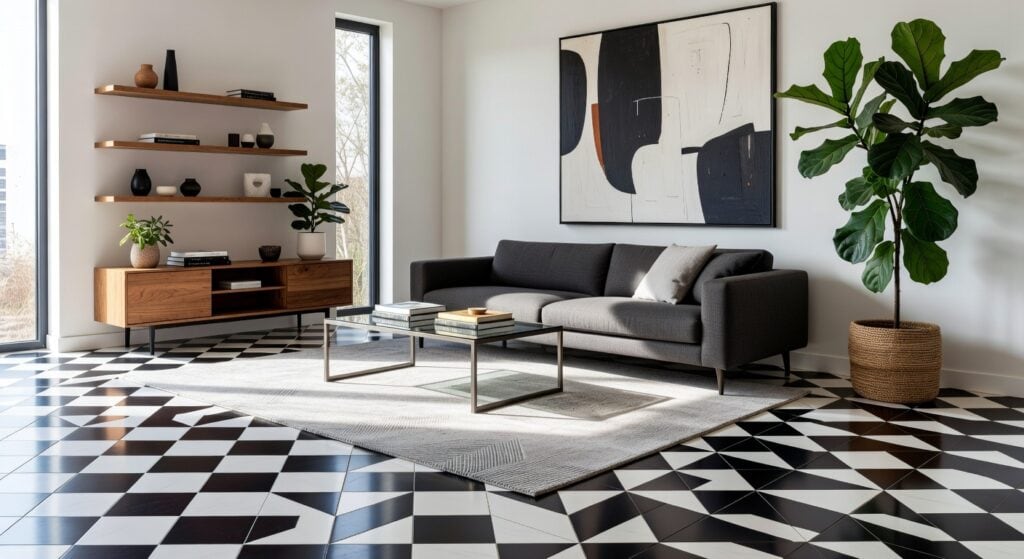 10 Best Art Deco Geometric Black White Floor Tiles for 2026