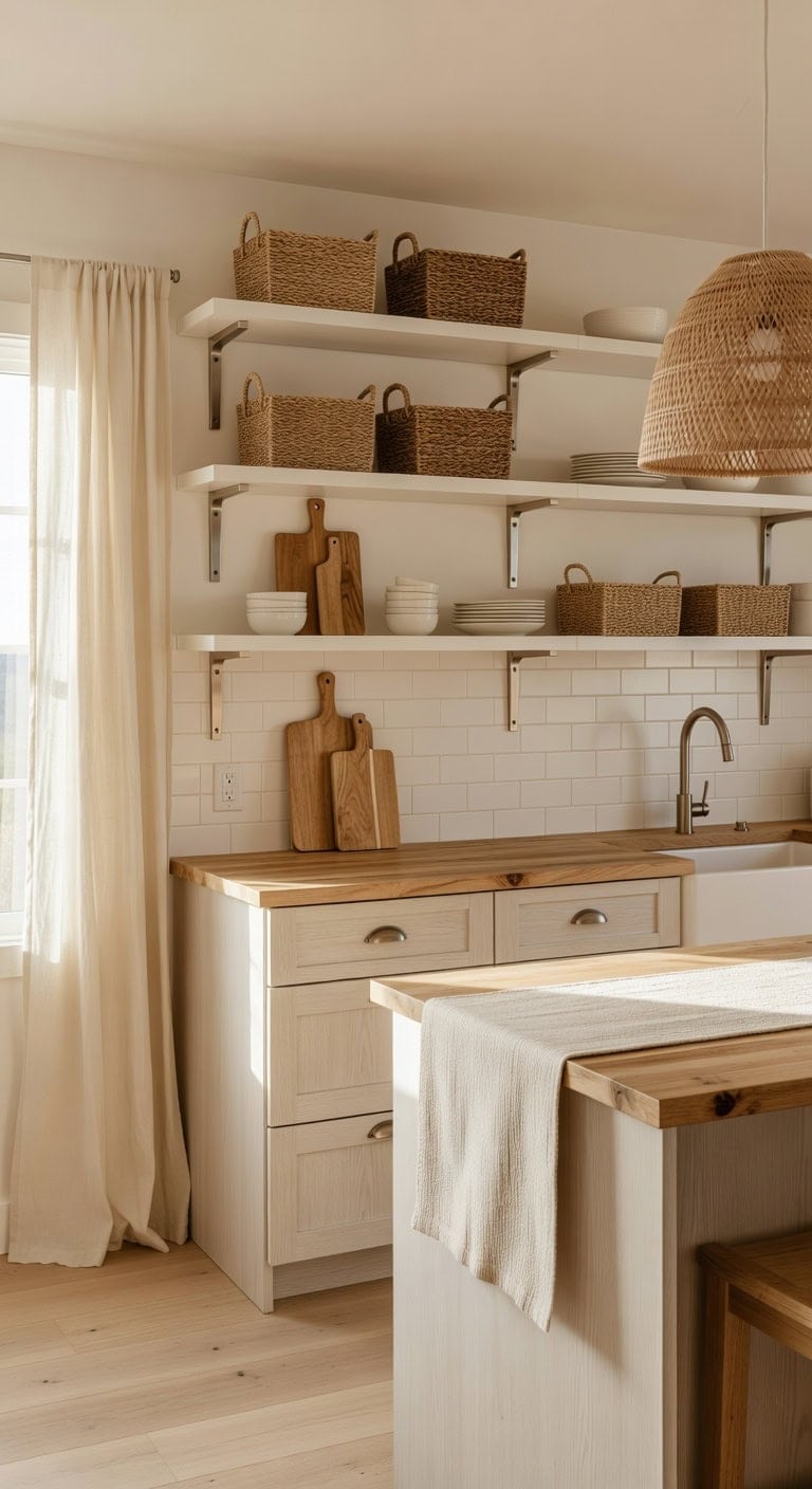 stylish organized functional open cabinet solutions