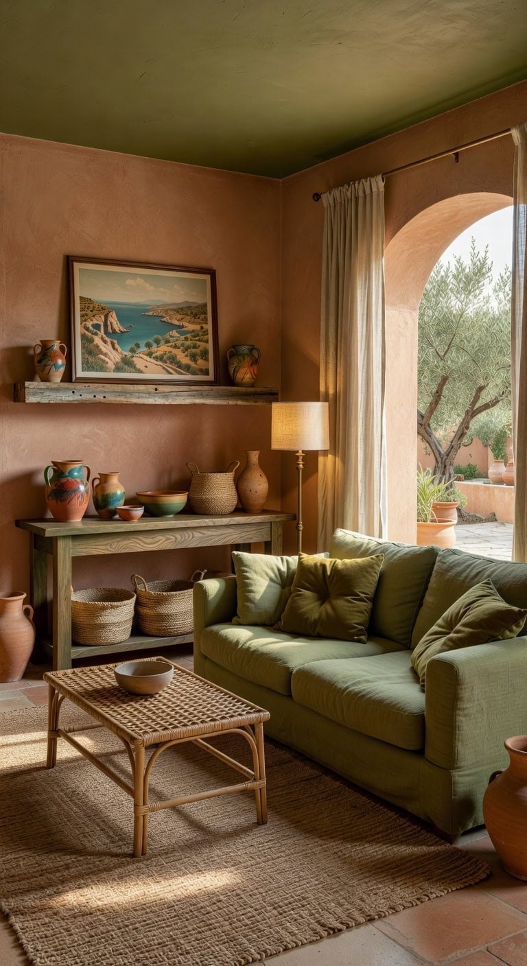 sun kissed mediterranean earthy retreat