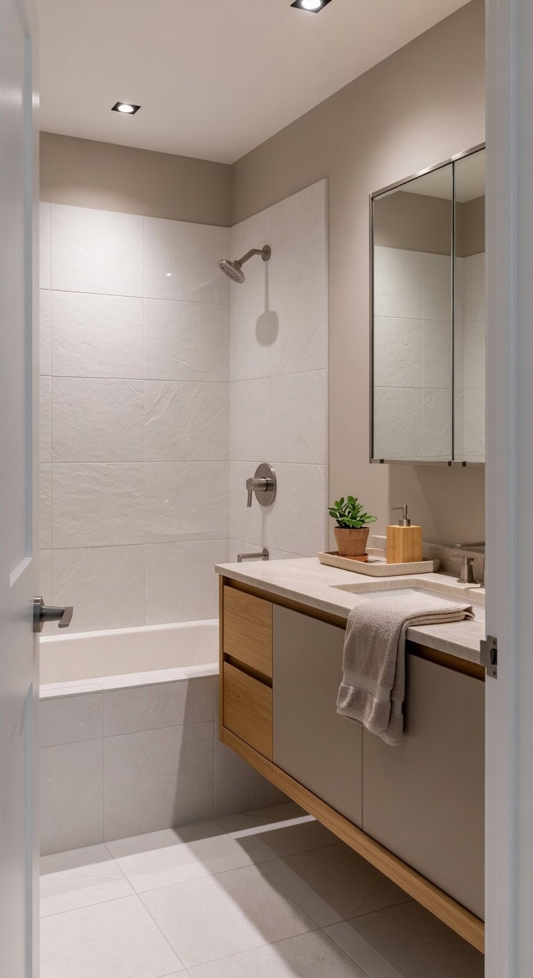 taupe bamboo spa retreat