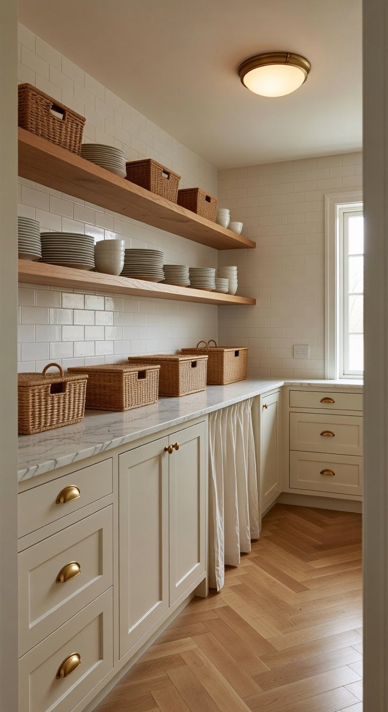 understated elegance in butler s pantry