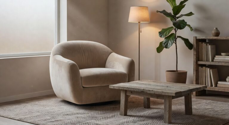 upholstered swivel chairs beige accents