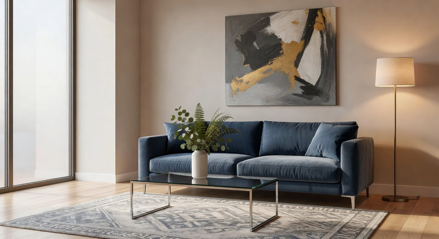 velvet sofa material color and construction