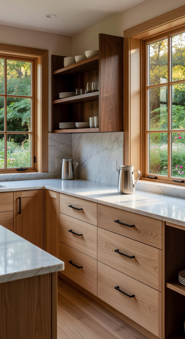 versatile maple kitchen cabinet ideas